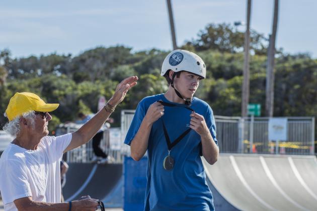 The Gumball 3000 Skate Showcase and equipment giveaway was held June 5 at Poe Pinson Skate Park. Photo by Ashley Chandler/News-Leader