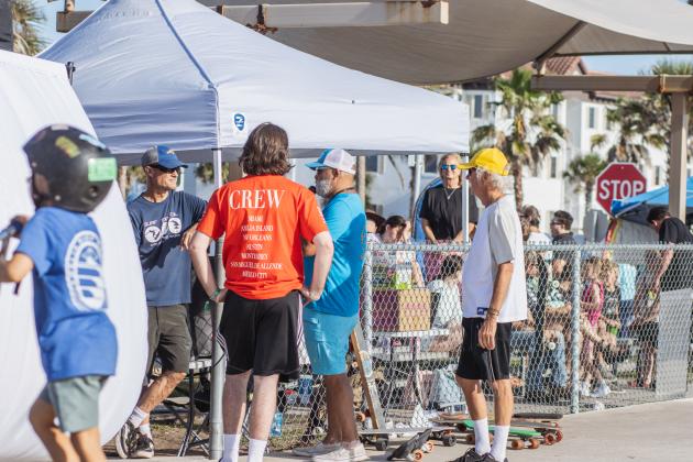 The Gumball 3000 Skate Showcase and equipment giveaway was held June 5 at Poe Pinson Skate Park. Photo by Ashley Chandler/News-Leader