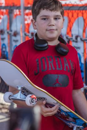 The Gumball 3000 Skate Showcase and equipment giveaway was held June 5 at Poe Pinson Skate Park. Photo by Ashley Chandler/News-Leader
