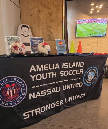 Amelia Island Youth Soccer Club and other local soccer fans pack Mocama on Friday night to watch the USA men’s national team open 2026 World Cup play against Paraguay. USA won 4-1.  Submitted photo
