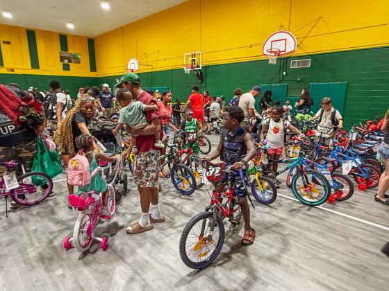 Baltimore Ravens running back and Yulee High School Graduate Derrick Henry returned to Yulee on June 13 for the Two All Community Day. Photo by Nick Blank/News-Leader