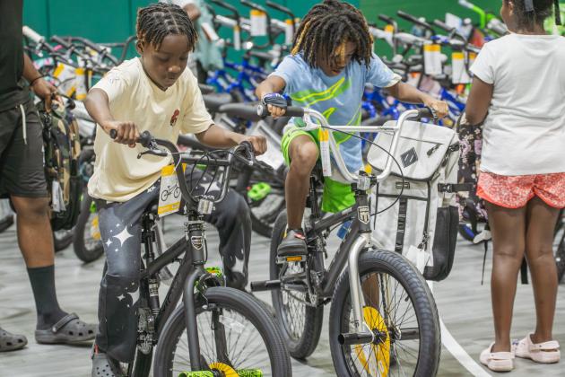 Baltimore Ravens running back and Yulee High School Graduate Derrick Henry returned to Yulee on June 13 for the Two All Community Day. Photo by Nick Blank/News-Leader