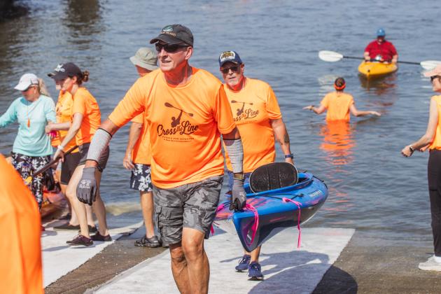 2026 Cross the Line Paddle for Veterans. Photo by Ashley Chandler/News-Leader