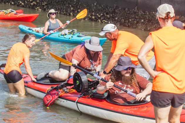 2026 Cross the Line Paddle for Veterans. Photo by Ashley Chandler/News-Leader