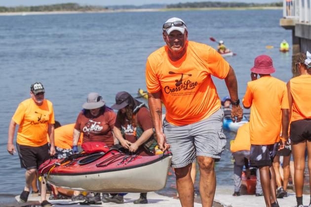 2026 Cross the Line Paddle for Veterans. Photo by Ashley Chandler/News-Leader