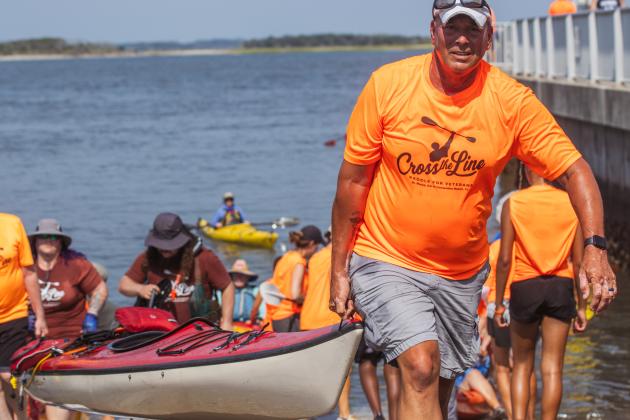2026 Cross the Line Paddle for Veterans. Photo by Ashley Chandler/News-Leader