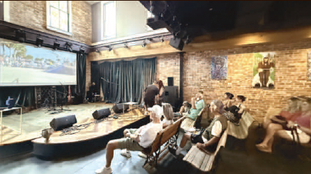 Dozens watch films at the Skate &amp; Surf Festival on Saturday.