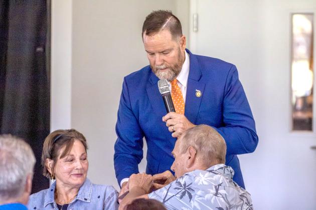 U.S. Rep. Aaron Bean spoke at a Federated Republican Women of Nassau meeting at Fernandina Beach Golf Club on Friday. Nick Blank/News-Leader