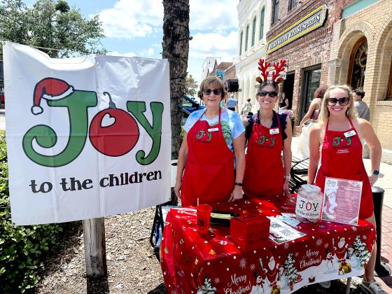 Joy to the Children in downtown Fernandina Beach