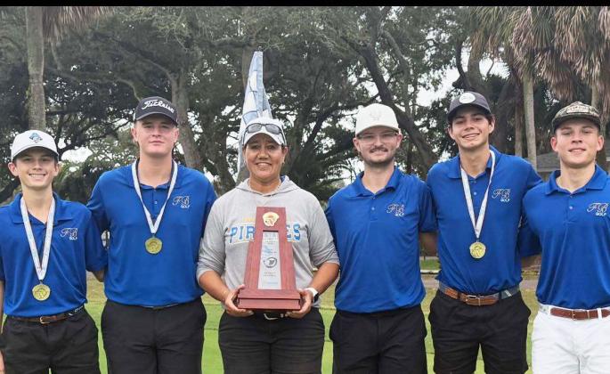 The FBHS boys golf team is the two-time repeating 2A District Champions. Submitted