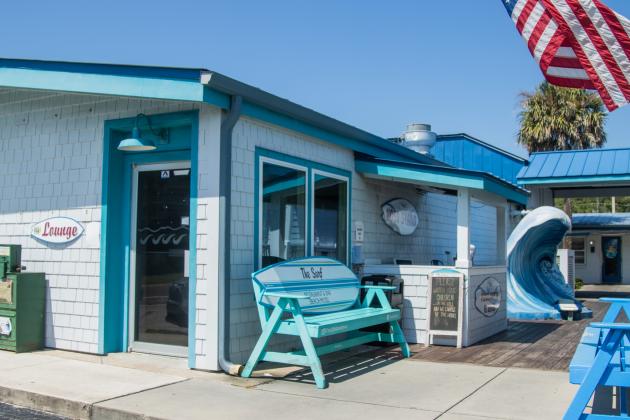 The Surf Restaurant & Bar comprises seven structures, the first of which was built in 1959. It sits on a 1.86-acre property at 3199 S. Fletcher Ave., and includes a beach motel. Photo by Ashley Chandler/News-Leader