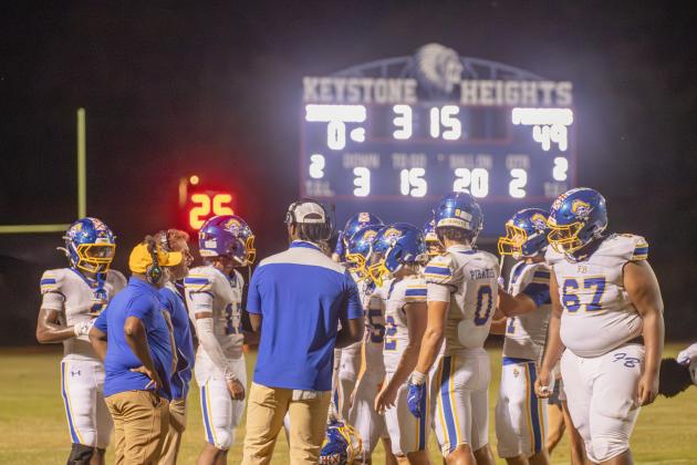 The Fernandina Beach Pirates put away the Keystone Heights Indians early thanks to a record-breaking performance. Photo by Nick Blank/News-Leader
