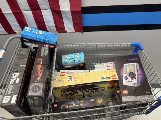 NCSO found these LEGO sets Ronald Tipton left behind in a cart at the Yulee Walmart. Provided photo