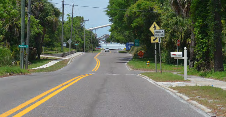 A sign shows the truck route to Port of Fernandina. Provided photo 