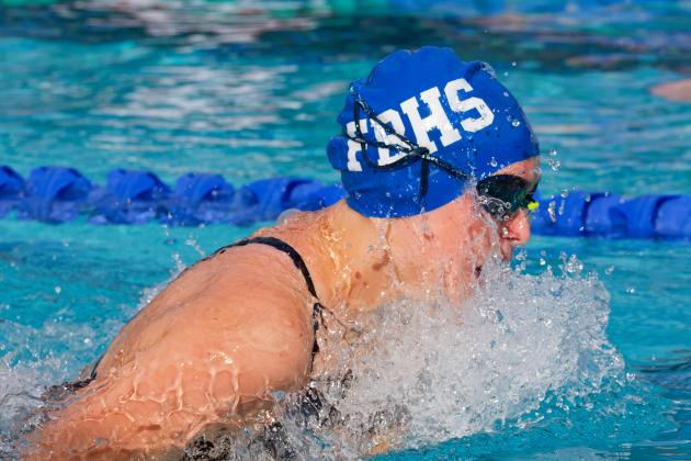 Photo from a previous swim meet this season. Photo by Billy Skipper/For the News-Leader