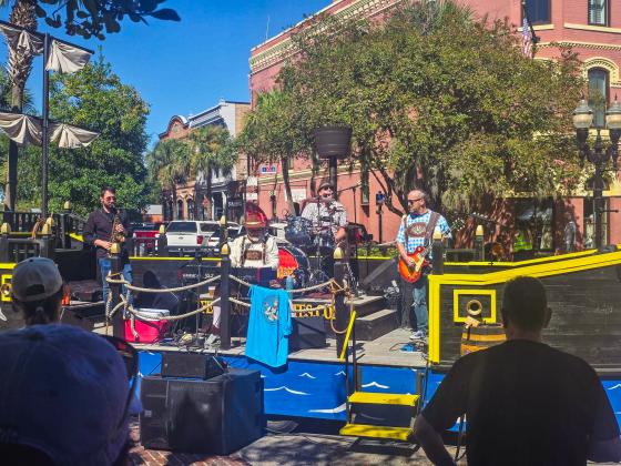 Oktoberfest featured live music, vendors, food, and, of course, German beer. Photo by Ashley Chandler/News-Leader