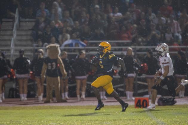 Jayden Timmon scored two touchdowns Friday,