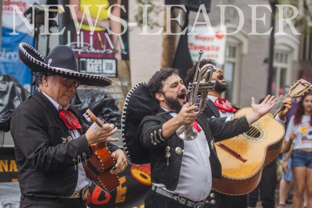 Mariachi Primera Costa performs along Third Street during the Amelia Island Music and Food Hispanic Heritage Festival held Saturday in Downtown Fernandina Beach. Photo by Ashley Chandler/News-Leader