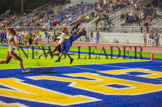 Fernandina Beach Pirate football faced West Nassau High School on Sept. 23 at home. Photo by Ashley Chandler/News-Leader.