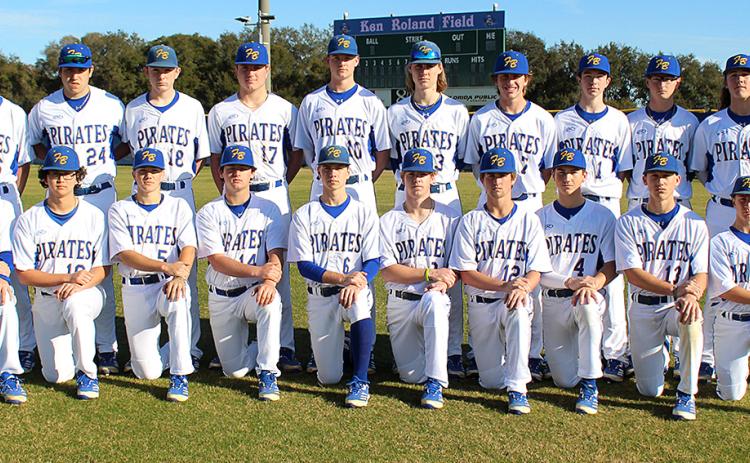The Fernandina Beach High School varsity baseball team.