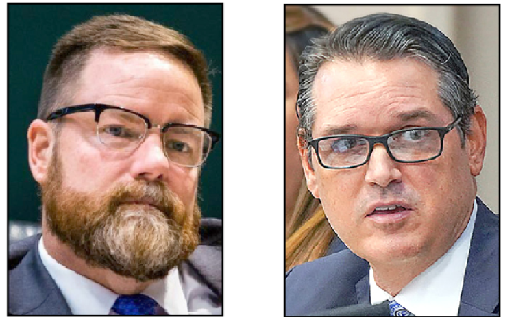 State Sen. Aaron Bean and former state Rep. Cord Byrd