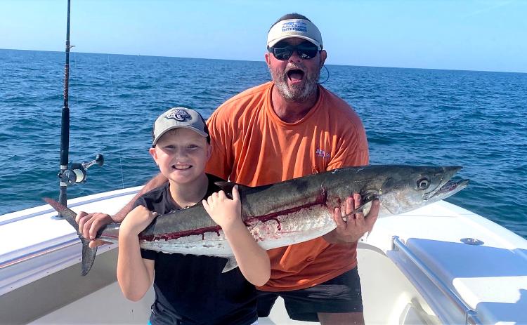 The annual Kingfish Tournament and Fishing Rodeo are slated for Aug. 6. Pictured are participants in last year’s event.
