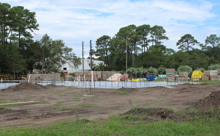 Construction is underway for a new fire station adjacent to the Fernandina Beach Municipal Airport, one of several projects ongoing or on the horizon for the city. The $4.8 million project is slated to be completed by the end of the year.
