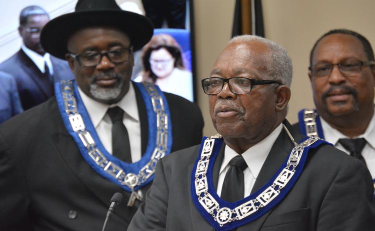 Silver Square Lodge 703 Master Herman White. Photo by Marissa Mahoney/News-Leader.