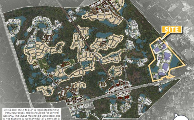 Conceptual art for the Wildlight Commerce Park courtesy of Raydient Places + Properties.