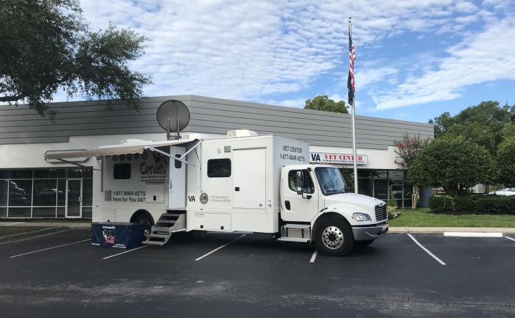 The 37-foot-long Mobile Veteran Center offers various counseling services for military members, veterans and their families. Submitted photo.