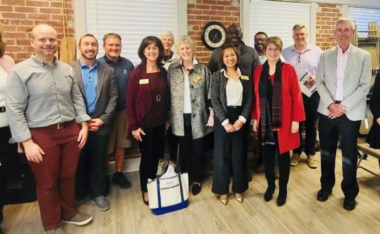 The Barnabas 2023 board of directors includes, from left, Tammy Johnson, the Rev. Joe Woodfin, Wayne McLellan, Alex Herrera, Janet Pfeffer, Mary Anne Sharer, Liza Cotter, May Lyn Gulmatico, Bishop Thomas Coleman, Maureen Paschke, Omar Diaz Siaca, Jonathan Simpson, Jim DuCharme and Jamie Reynolds. Not pictured: Pastor Dwayne Campbell, Ed Hubel and John Mullman. Submitted photo.