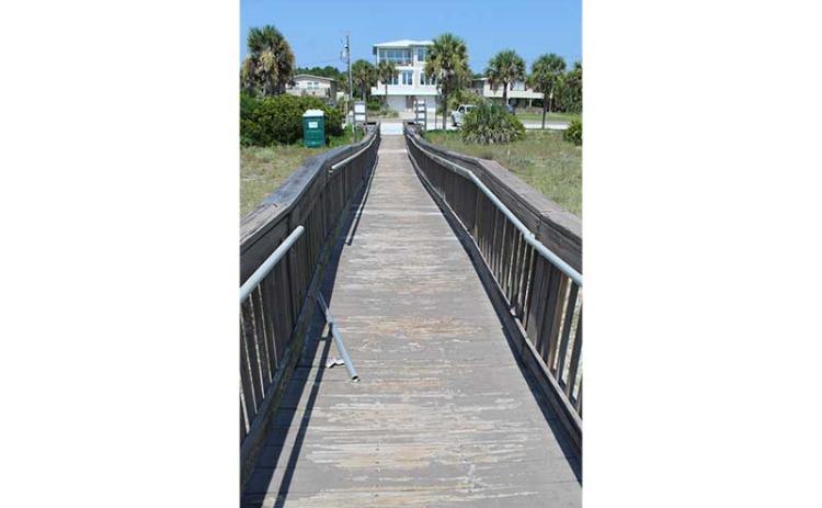 North Beach Park is in need of repairs, Fernandina Beach City Commissioner Chip Ross says, but that work is not included in the capital improvements funded by the proposed 2023-24 budget for the city. That budget is based on revenue that would be generated if the commission adopts the rollback millage rate. The rate is scheduled to be set at a special meeting at 5:05 p.m. Tuesday, July 25 at City Hall. Photo by Julia Roberts/News-Leader
