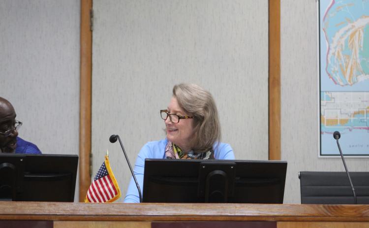 City Manager Search Committee Margaret Davis expressed concerns about the difficulty finding a new city manager, given how many Florida cities are also looking for qualified candidates. "I am concerned we might lose some of these before we have a chance to bring them here," Davis said. "I would have liked to see more diverse candidates, but we are where we are."  Photo by Julia Roberts/News-Leader