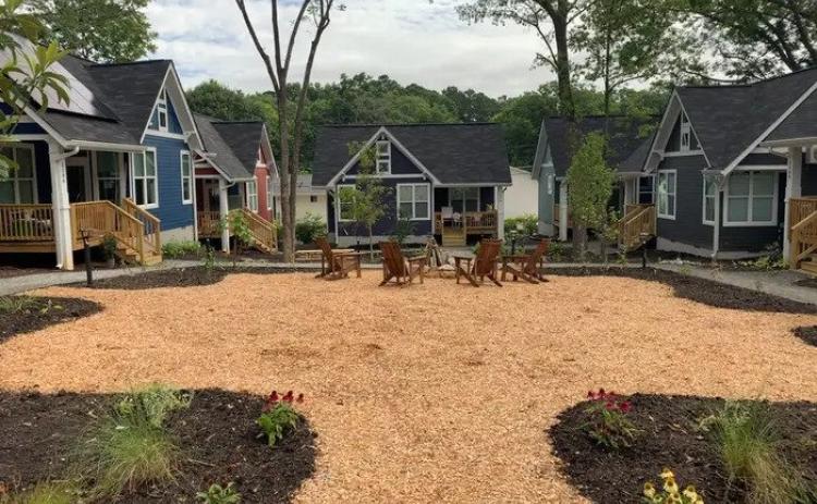 Sample tiny home development as presented at the recent Nassau County Board of County Commissioners meeting. Submitted photo