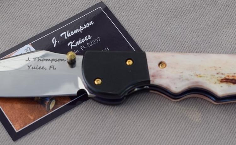 Fernandina Beach farmers market will have honey vendor St. Marys Bee Ranch and hand-crafted knives made by J. Thompson Knives. Primitive Instincts will showcase necklaces at their booth at the Arts Market. Photo by Judie Mackie/Special