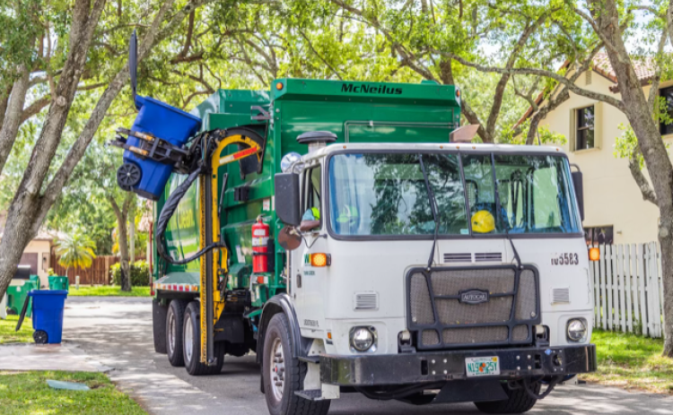 Waste Management is the largest solid waste company in the country. It currently picks up 5,460 tons of residential garbage in the city, along with 1,560 tons of recycling, making 1 million service stops a year. Photo courtesy city of Fernandina Beach