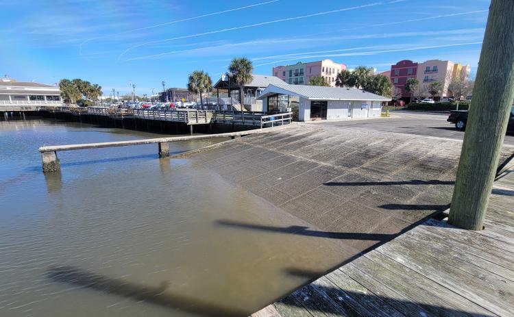 The Fernandina Beach Community Redevelopment Area Advisory Board was asked its opinion of closing the boat ramp at the city-owned Fernandina Harbor Marina. Board members did not make a recommendation to the city commission about closing the ramp, but did not rule it out. Photo by Julia Roberts
