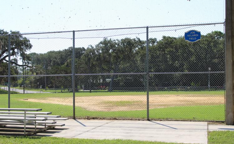 Joe Verladi Field, located behind the Atlantic Rec Center, will be the new second home of the Amelia Island Boules Club, if plans to relocate the petanque courts at the Fernandina Harbor Marina go through. The Fernandina Beach City Commission approved the move, but no plans or cost of the project have been released. Photo by Julia Roberts/News-Leader