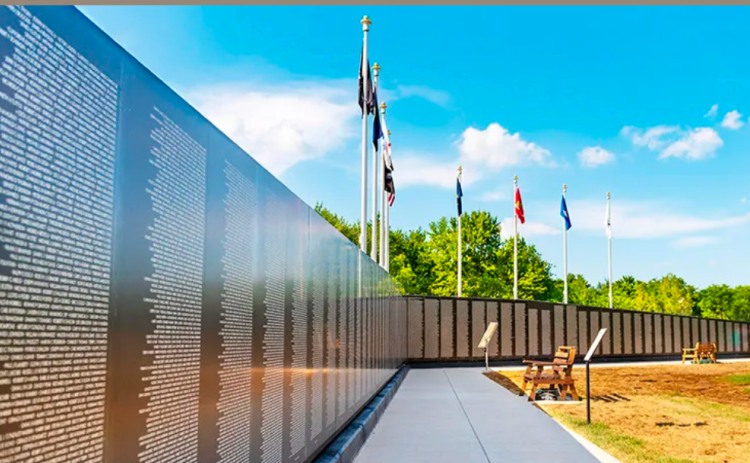 The traveling Memorial Wall will make its way to the Northeast Florida Fairgrounds this April. Submitted photo