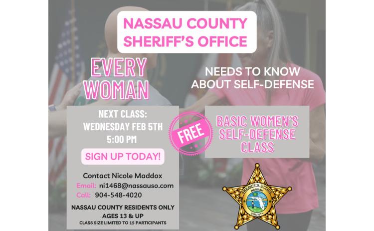 The Sheriff's Office shared this on social media to advertise for the free Women's Self Defense Class next week. Submitted