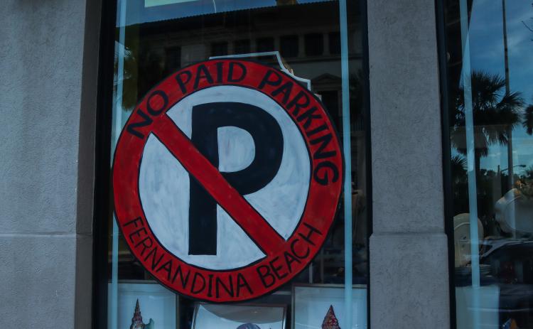 Many downtown business owners are frustrated with the prospect of paid parking downtown in Fernandina Beach. Photo by Ashley Chandler/News-Leader