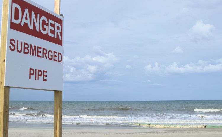 The Army Corps of Engineers oversaw the most recent beach renourishment project from the St. Marys Channel south to seaside park. Photo by Ashley Chandler/News-Leader