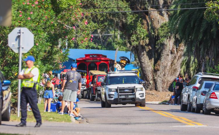 Homecoming parade in downtown Fernandina Beach on Sept 19. By Ashley Chandler/News-Leader