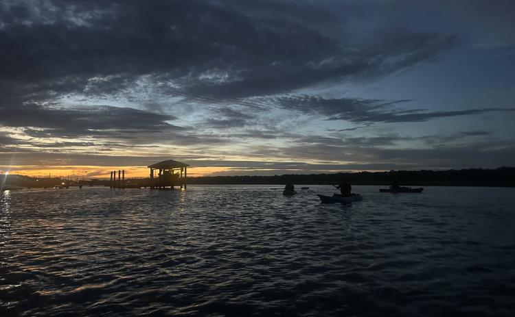 The Fernandina Beach Harbor during the paddle-out on Sept 6. Photos submitted by Nicole Jamieson 