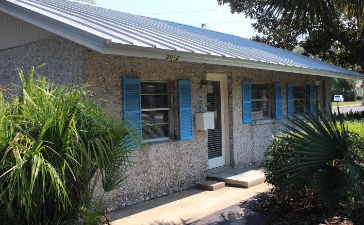 The building on 1st Coast Highway where Mock’s Amelia Vacations used to operate.