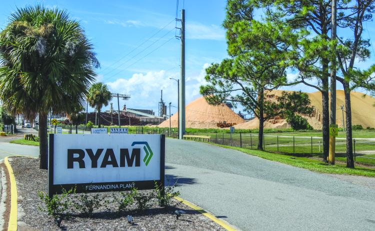 The RYAM facility in Fernandina Beach. Photo by Ashley Chander/News-Leader