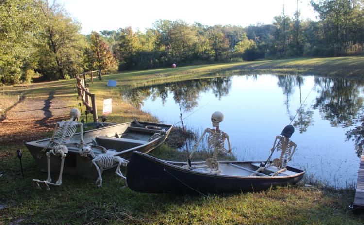Spooky scenes Thursday at The Timber Farm. Photo by Marisa DeMar/News-Leader