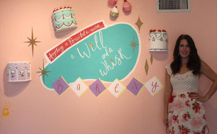 Danielle Mattiello at A Will and A Whisk on Friday morning. By Marisa DeMar/News-Leader