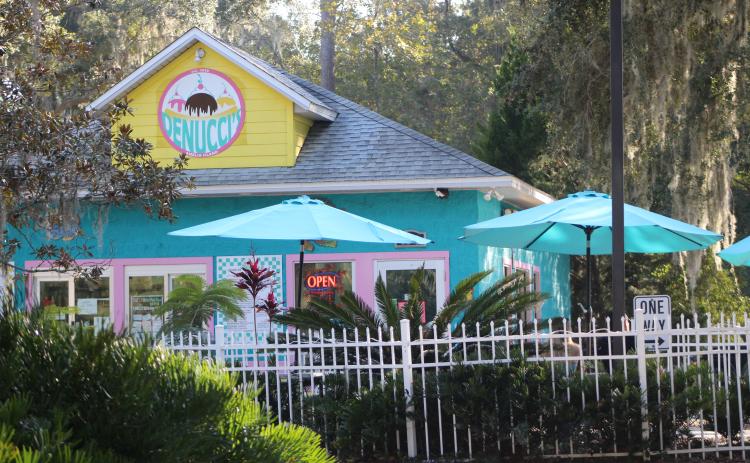 DeNucci’s ice cream shop on Sadler Road in Fernandina Beach.