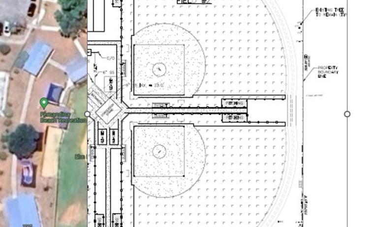 The conceptual vision for the new fields at the MLK Jr. recreational center in Fernandina Beach. Courtesy of the City of Fernandina Beach 